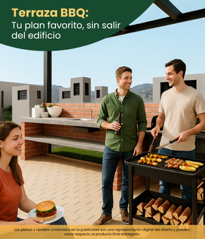 Terraza BBQ - Karakalí - Aprtamentos VIS en Chapinero
